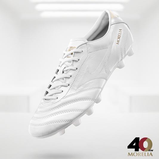 MIZUNO Soccer Shoes MORELIA UL JAPAN 40TH   (WHITE/WHITE) - Nemuree Shop - Online Sports Store