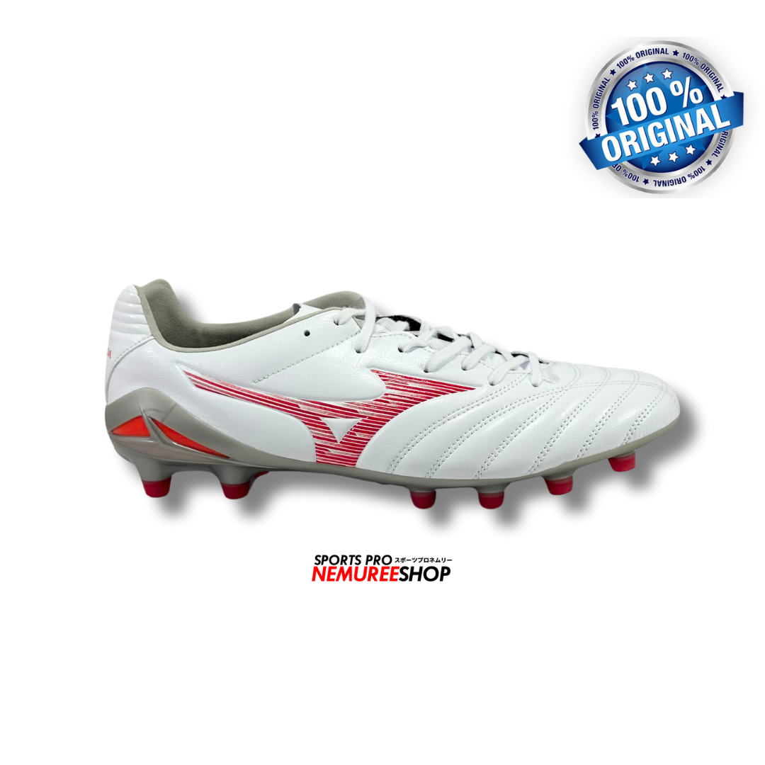MIZUNO Soccer Shoes MONARCIDA NEO 3 PRO (WHITE/RADIANT RED) - Nemuree Shop - Online Sports Store