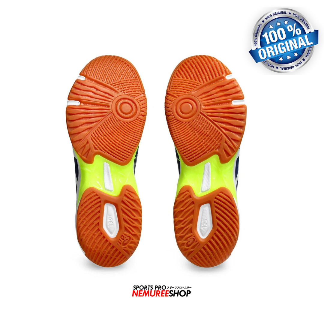 ASICS Indoor Shoes GEL-ROCKET 11 WIDE (BLUE EXPANSE/SAFETY YELLOW) - Nemuree Shop - Online Sports Store