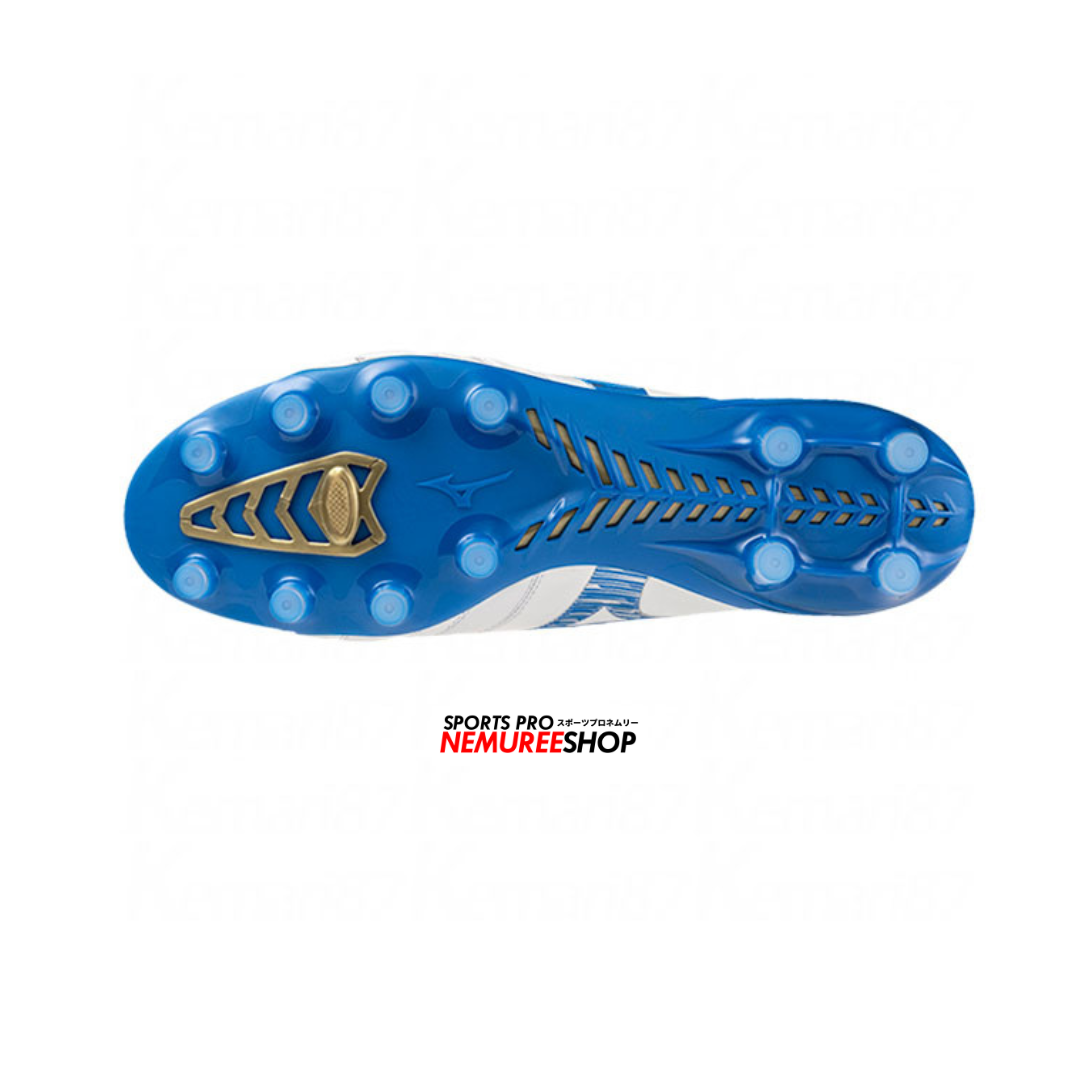 MIZUNO Football Shoes MORELIA NEO 4 BETA JAPAN (WHITE/LASER BLUE/LASER BLUE) - Nemuree Shop - Online Sports Store