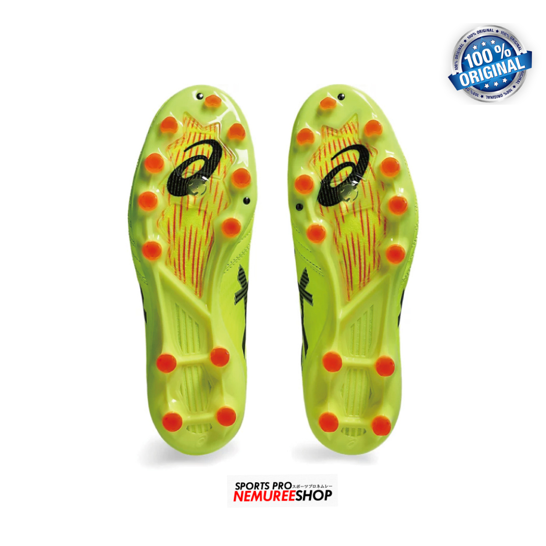 ASICS Soccer Shoes DS LIGHT X-FLY PRO 2 PARIS (SAFETY YELLOW/BLACK) - Nemuree Shop - Online Sports Store