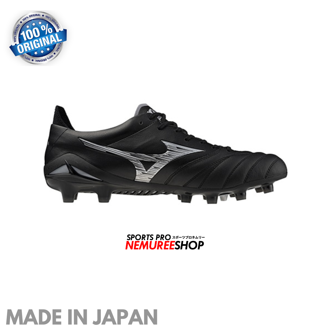 MIZUNO Football Shoes MORELIA NEO 4 JAPAN (BLACK/GALAXY SILVER) - Nemuree Shop - Online Sports Store