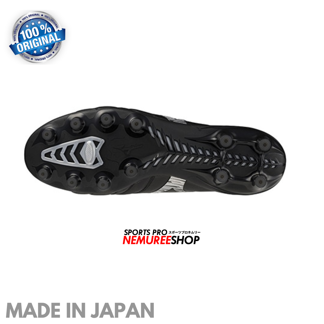MIZUNO Football Shoes MORELIA NEO 4 JAPAN (BLACK/GALAXY SILVER) - Nemuree Shop - Online Sports Store