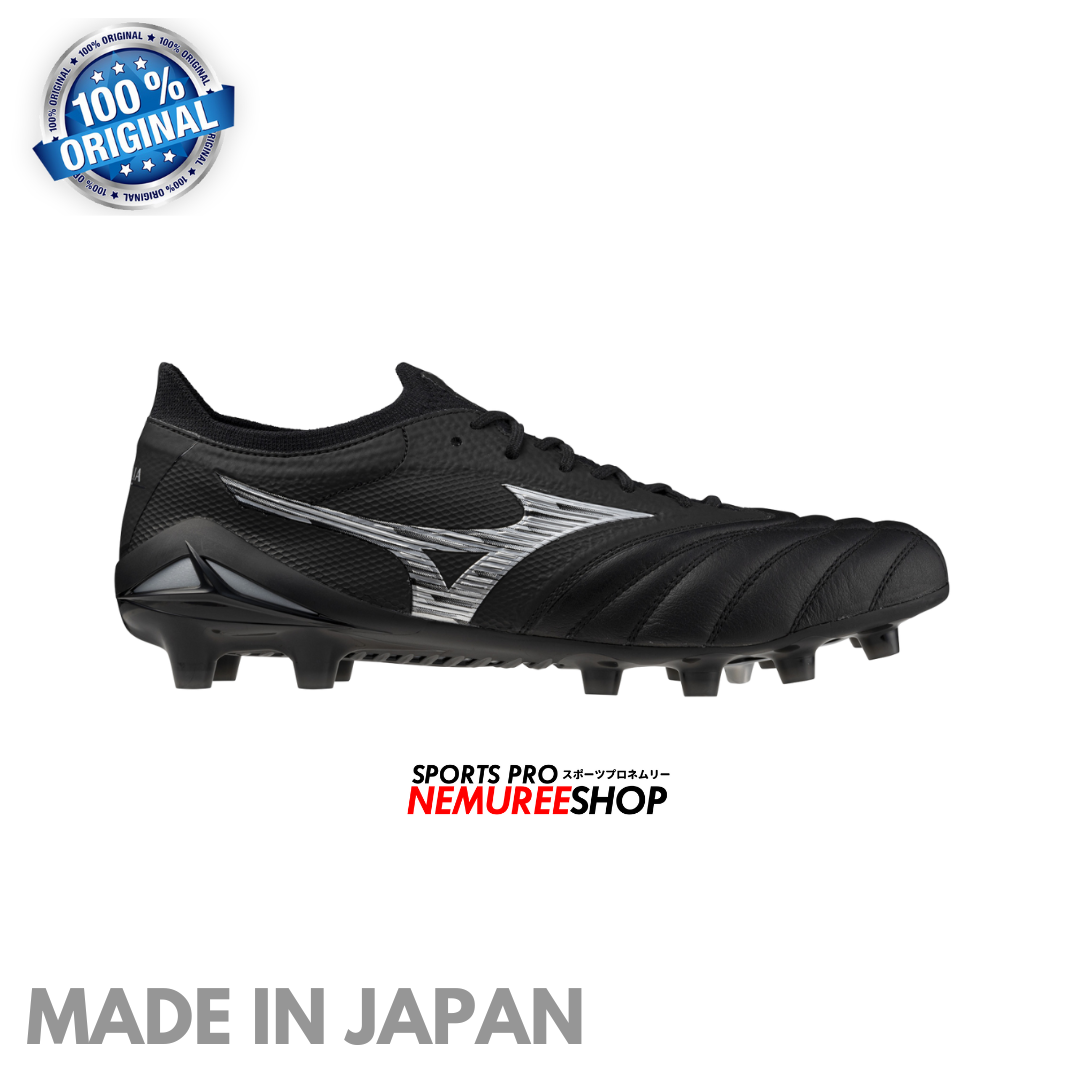 MIZUNO Football Shoes MORELIA NEO 4 BETA JAPAN (BLACK/GALAXY SILVER) - Nemuree Shop - Online Sports Store