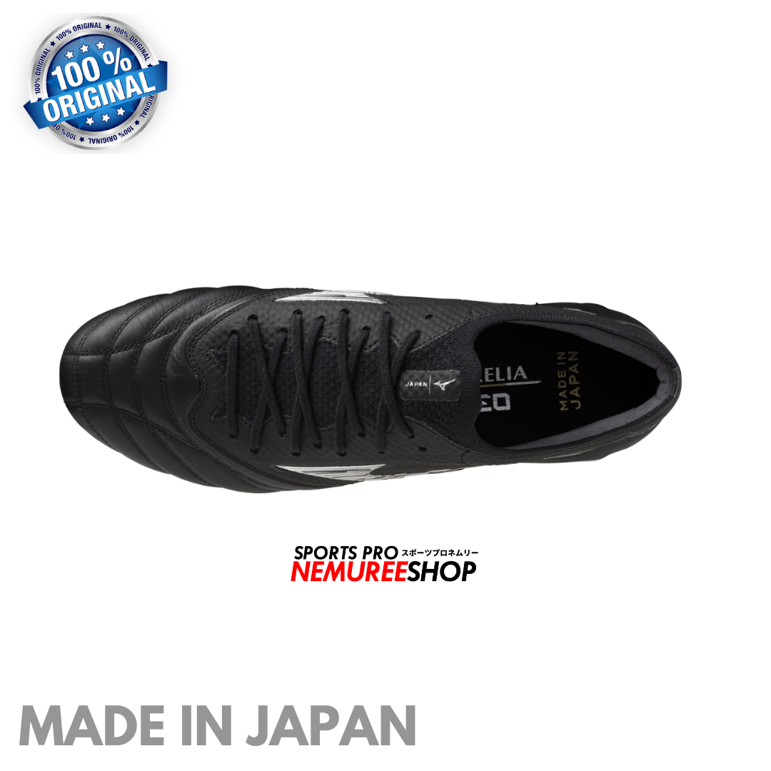 MIZUNO Football Shoes MORELIA NEO 4 BETA JAPAN (BLACK/GALAXY SILVER) - Nemuree Shop - Online Sports Store