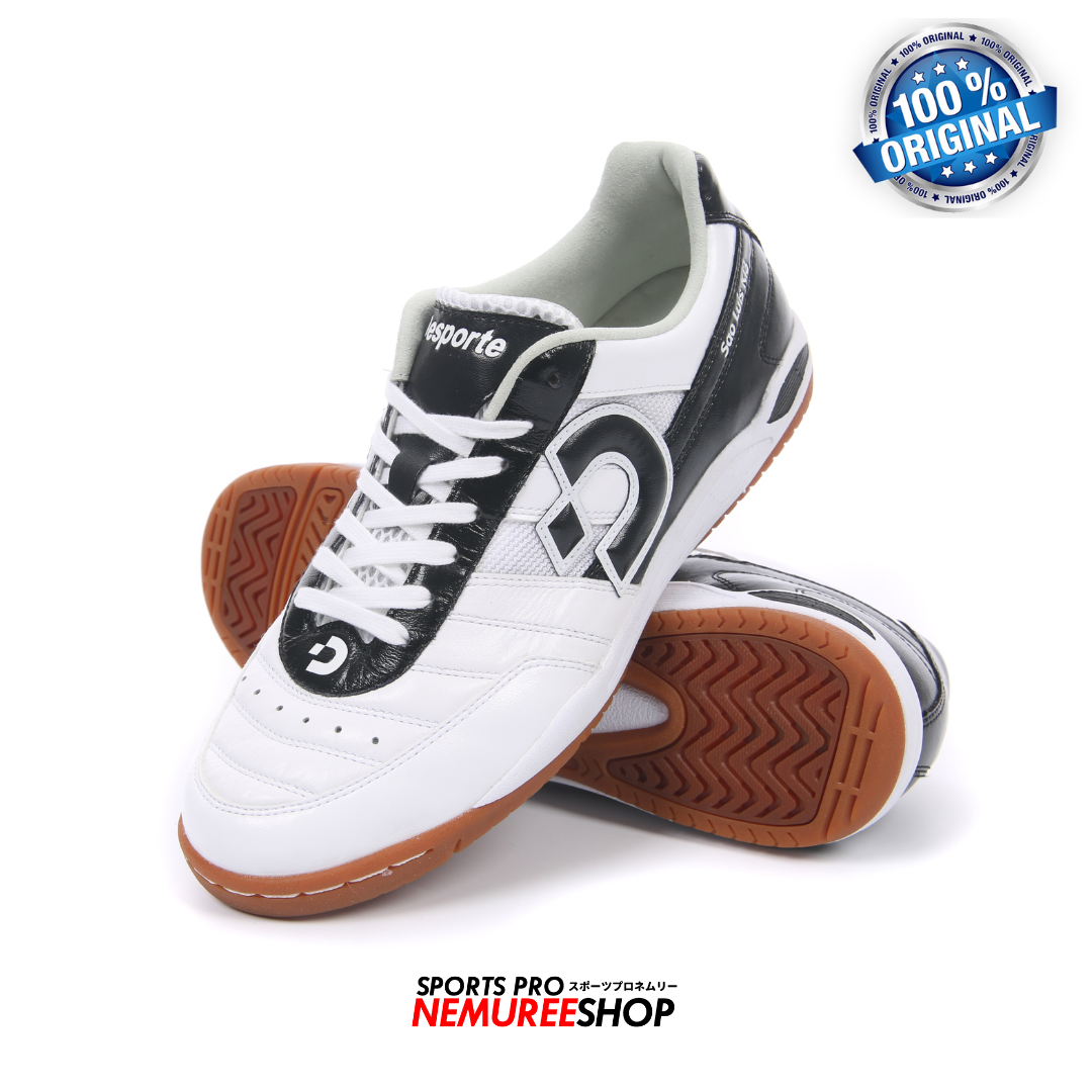 DESPORTE Futsal Shoes SAO LUIS KI 3 (WHITE/BLACK) - Nemuree Shop - Online Sports Store