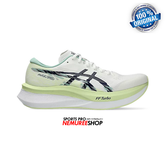 ASICS Running Shoes MAGIC SPEED 4 (WHITE/BLUE EXPANSE) - Nemuree Shop - Online Sports Store