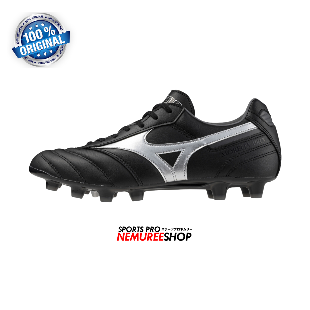 MIZUNO Football Shoes MORELIA 2 PRO (BLACK/GALAXY SILVER) - Nemuree Shop - Online Sports Store