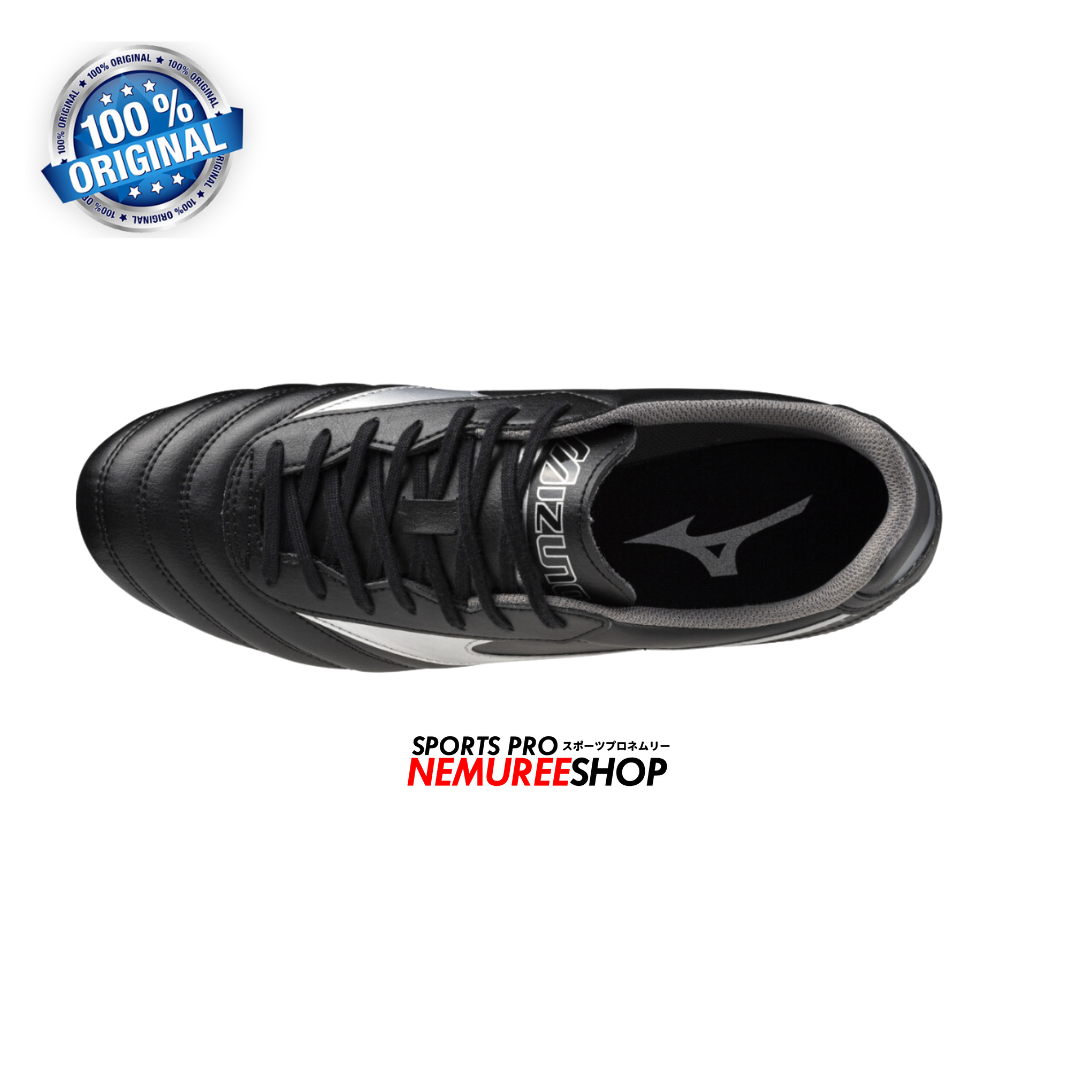 MIZUNO Football Shoes MORELIA 2 CLUB (BLACK/GALAXY SILVER) - Nemuree Shop - Online Sports Store