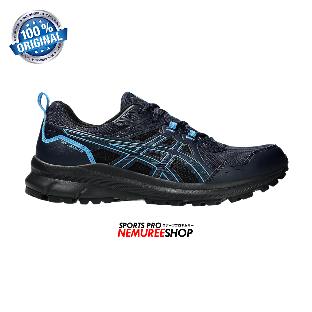 ASICS Trail`s Running Shoes TRAIL SCOUT 3 (MIDNIGHT/LIGHT BLUE) - Nemuree Shop - Online Sports Store