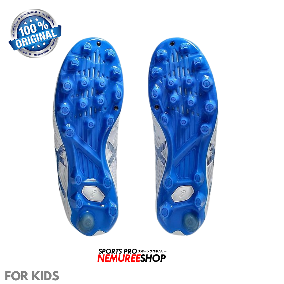 ASICS Football Shoes DS LIGHT JR GS (WHITE/BLUE) - Nemuree Shop - Online Sports Store