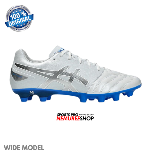 ASICS Football Shoes DS LIGHT ADVANCE WIDE (WHITE/PURE SILVER) - Nemuree Shop - Online Sports Store
