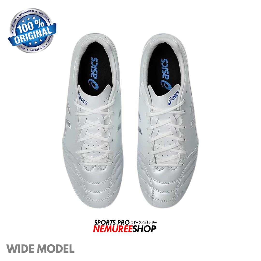 ASICS Football Shoes DS LIGHT ADVANCE WIDE (WHITE/PURE SILVER) - Nemuree Shop - Online Sports Store
