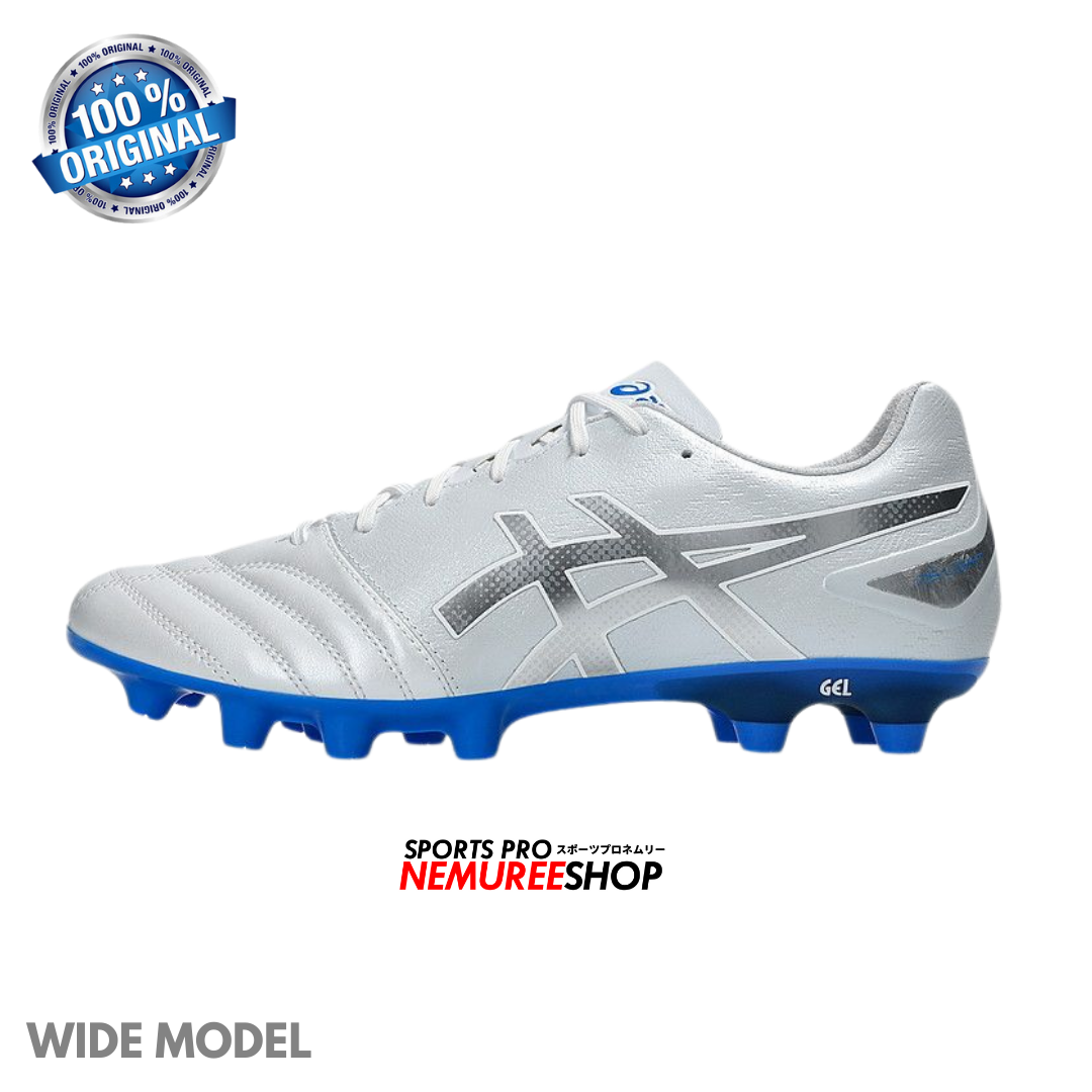 ASICS Football Shoes DS LIGHT ADVANCE WIDE (WHITE/PURE SILVER) - Nemuree Shop - Online Sports Store