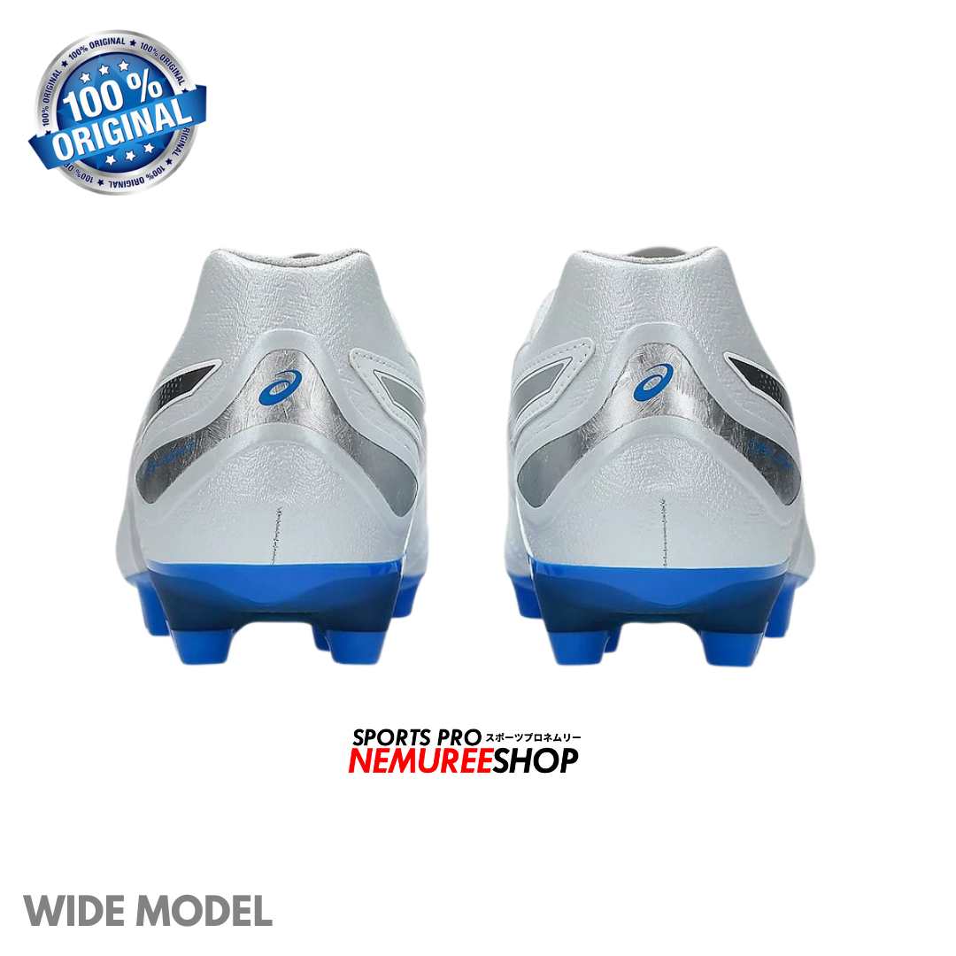 ASICS Football Shoes DS LIGHT ADVANCE WIDE (WHITE/PURE SILVER) - Nemuree Shop - Online Sports Store