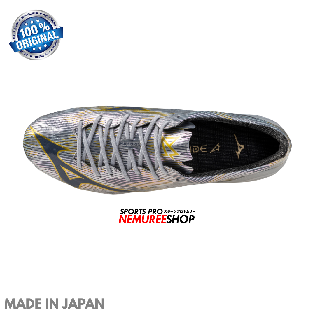MIZUNO Football Shoes ALPHA 2 JAPAN (GALAXY SILVER/8605C/GOLD) - Nemuree Shop - Online Sports Store