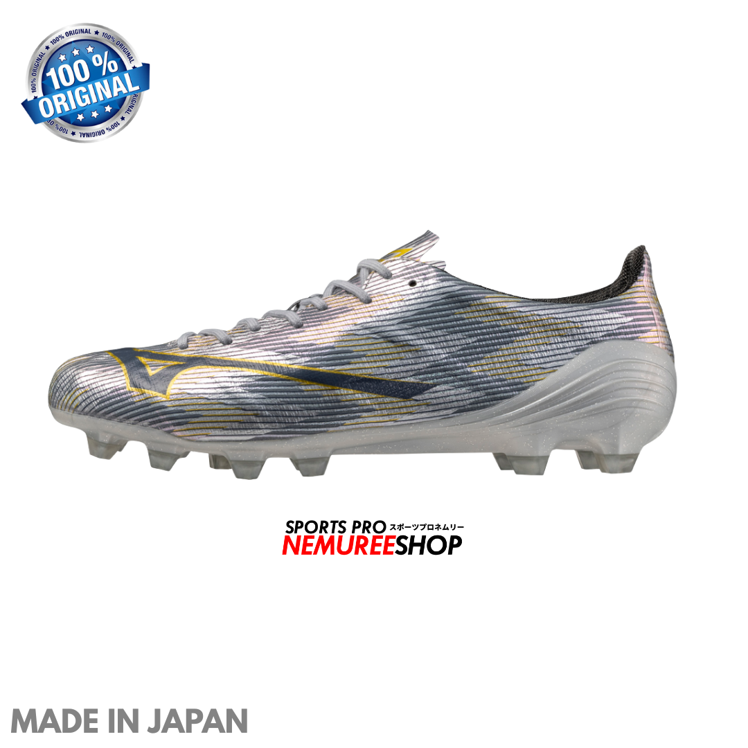 MIZUNO Football Shoes ALPHA 2 JAPAN (GALAXY SILVER/8605C/GOLD) - Nemuree Shop - Online Sports Store
