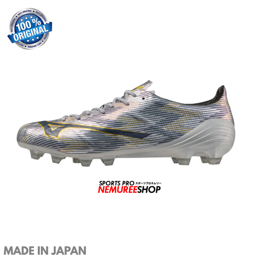 MIZUNO Football Shoes ALPHA 2 JAPAN (GALAXY SILVER/8605C/GOLD) - Nemuree Shop - Online Sports Store