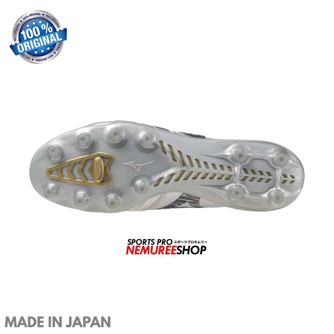 MIZUNO Football Shoes MORELIA NEO 4 BETA JAPAN (GALAXY SILVER/GOLD/8605C) - Nemuree Shop - Online Sports Store