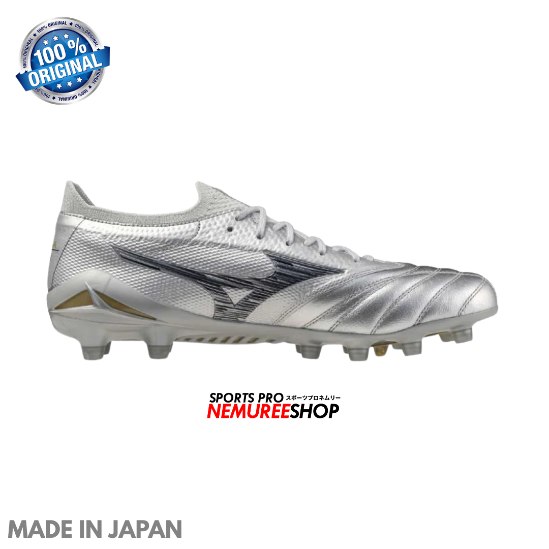 MIZUNO Football Shoes MORELIA NEO 4 BETA JAPAN (GALAXY SILVER/GOLD/8605C) - Nemuree Shop - Online Sports Store
