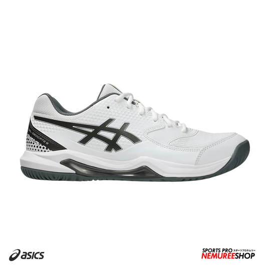 ASICS PickleBall Shoes GEL - DEDICATE 8 PICKLEBALL (WHITE/GUNMETAL)