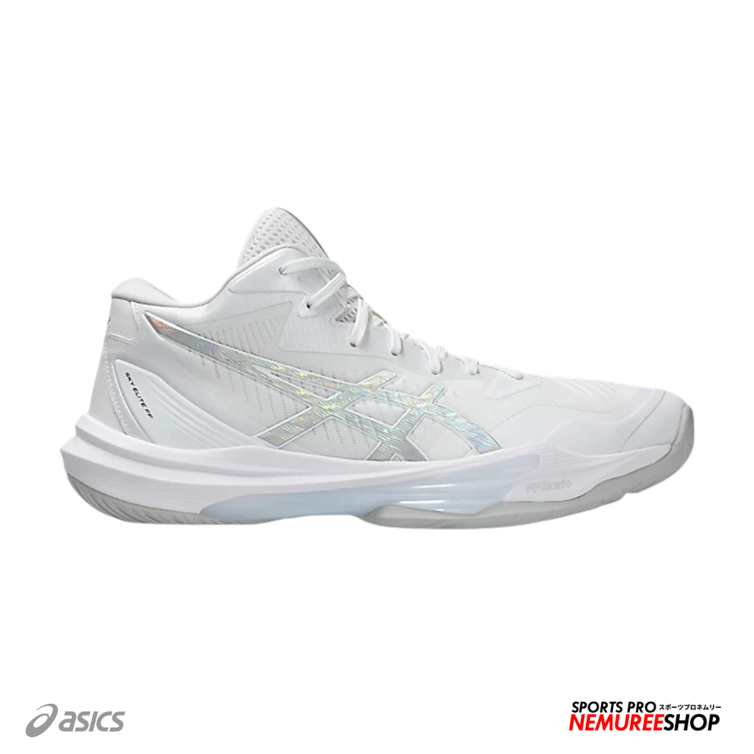 ASICS Volleyball Shoes SKY ELITE FF MT 3 (WHITE / PURE SILVER)