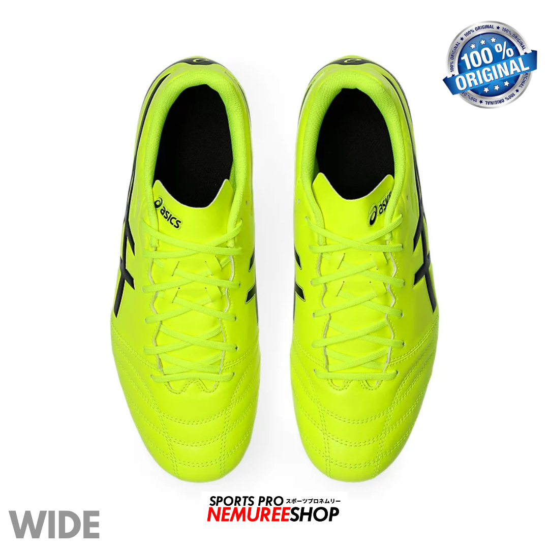 ASICS Football Shoes DS LIGHT CLUB WIDE (SAFETY YELLOW/BLACK) - Nemuree Shop - Online Sports Store