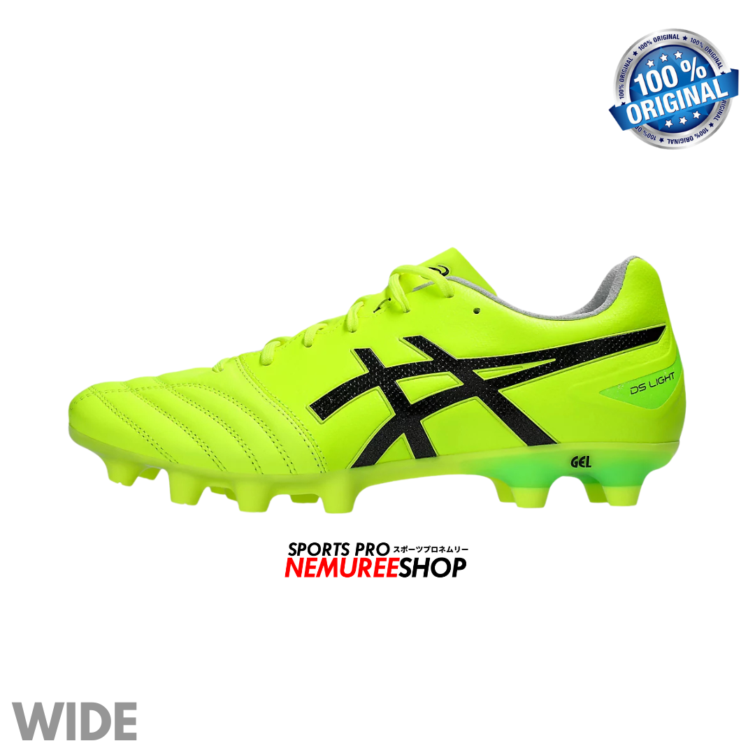 ASICS Football Shoes DS LIGHT PRO WIDE (SAFETY YELLOW/BLACK) - Nemuree Shop - Online Sports Store