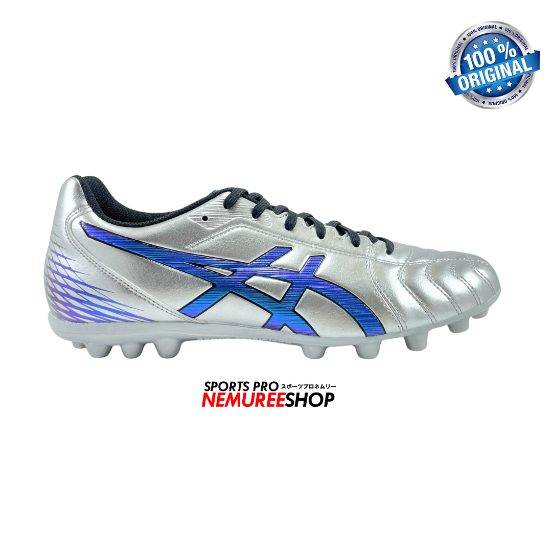 ASICS Soccer Shoes DS LIGHT CLUB AG (PURE SILVER/DIRECTOIRE BLUE) - Nemuree Shop - Online Sports Store