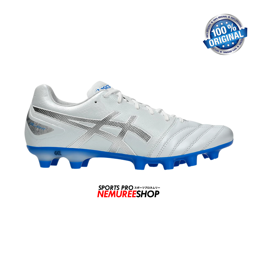 ASICS Football Shoes DS LIGHT PRO (WHITE/PURE SILVER) - Nemuree Shop - Online Sports Store