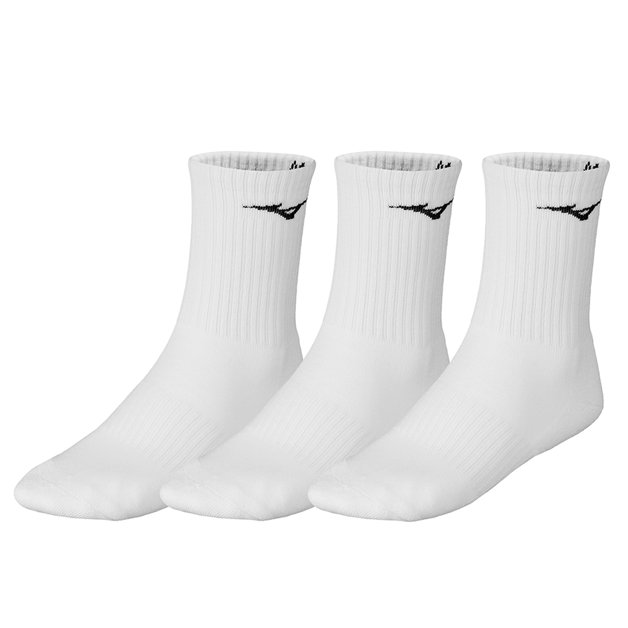 MIZUNO Accessories TRAINING 3P SOCKS (WHITE) - Nemuree Shop - Online Sports Store