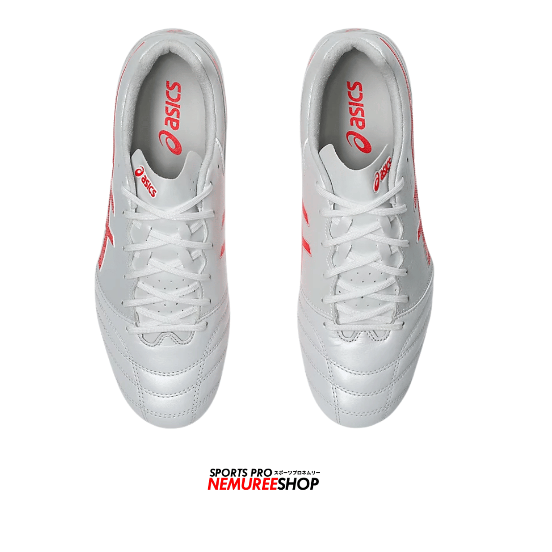 ASICS Football Shoes DS LIGHT PRO (WHITE / FLASH RED) - Nemuree Shop - Online Sports Store