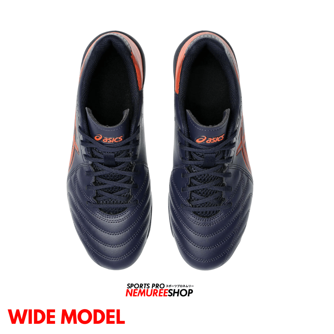 ASICS Futsal Shoes CALCETTO WD 9 TF (MIDNIGHT / HABANERO) - Nemuree Shop - Online Sports Store