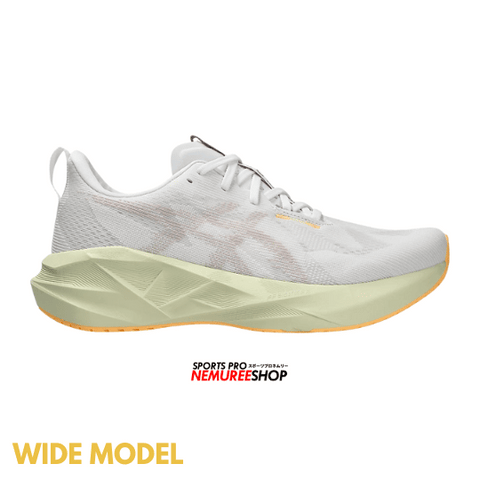 ASICS Running Shoes NOVABLAST 5 WIDE (WHITE/FAWN) - Nemuree Shop - Online Sports Store