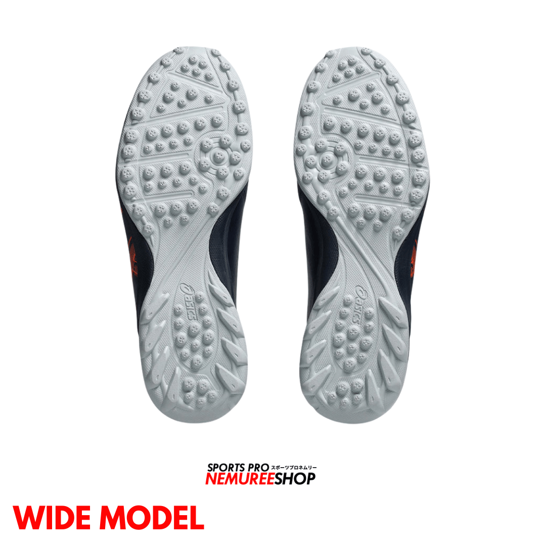 ASICS Futsal Shoes CALCETTO WD 9 TF (MIDNIGHT / HABANERO) - Nemuree Shop - Online Sports Store