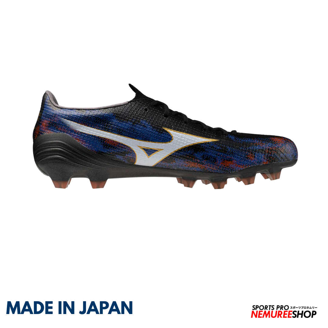 MIZUNO Football Shoes ALPHA 3 JAPAN (BLACK / ANCIENT WATER)