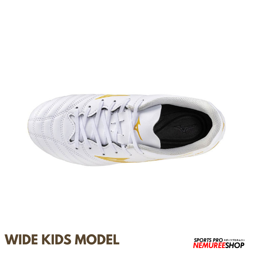 MIZUNO Football Shoes MONARCIDA NEO 3 SELECT JR WIDE (WHITE / GOLD)