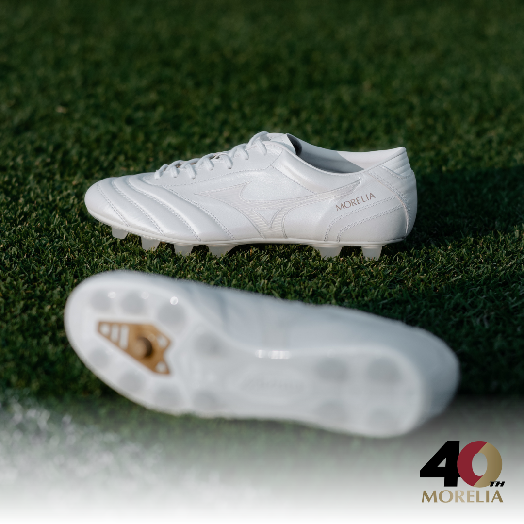 MIZUNO Soccer Shoes MORELIA UL JAPAN 40TH   (WHITE/WHITE) - Nemuree Shop - Online Sports Store