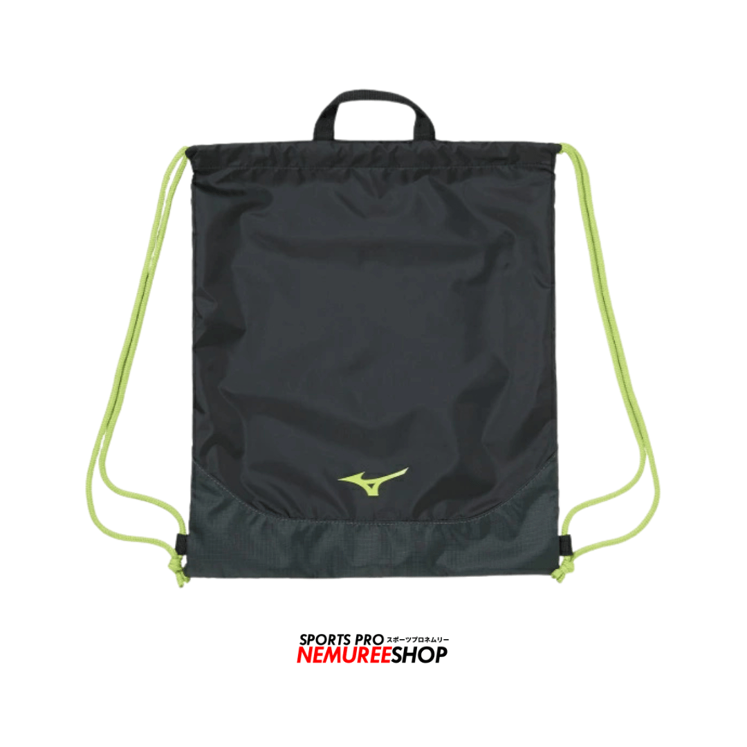 MIZUNO Accessories LAUNDRY BAG (BLACK/LIME) - Nemuree Shop - Online Sports Store
