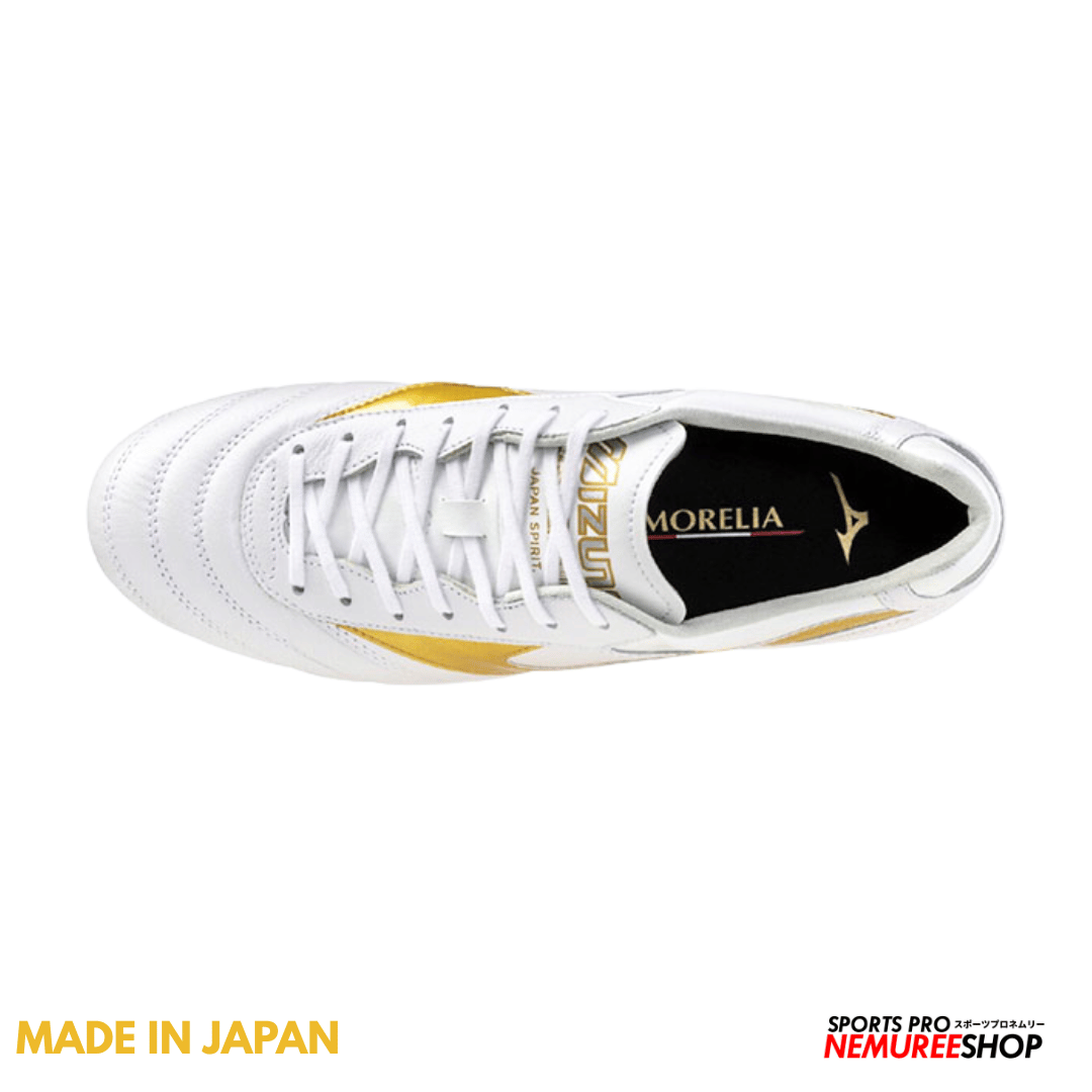 MIZUNO Football Shoes MORELIA 2 JAPAN (WHITE / GOLD)