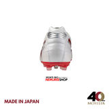 MIZUNO Soccer Shoes MORELIA 2 AG JAPAN  (WHITE/MORELIA 40TH RED) - Nemuree Shop - Online Sports Store