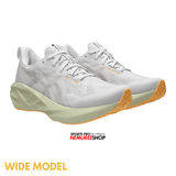 ASICS Running Shoes NOVABLAST 5 WIDE (WHITE/FAWN) - Nemuree Shop - Online Sports Store