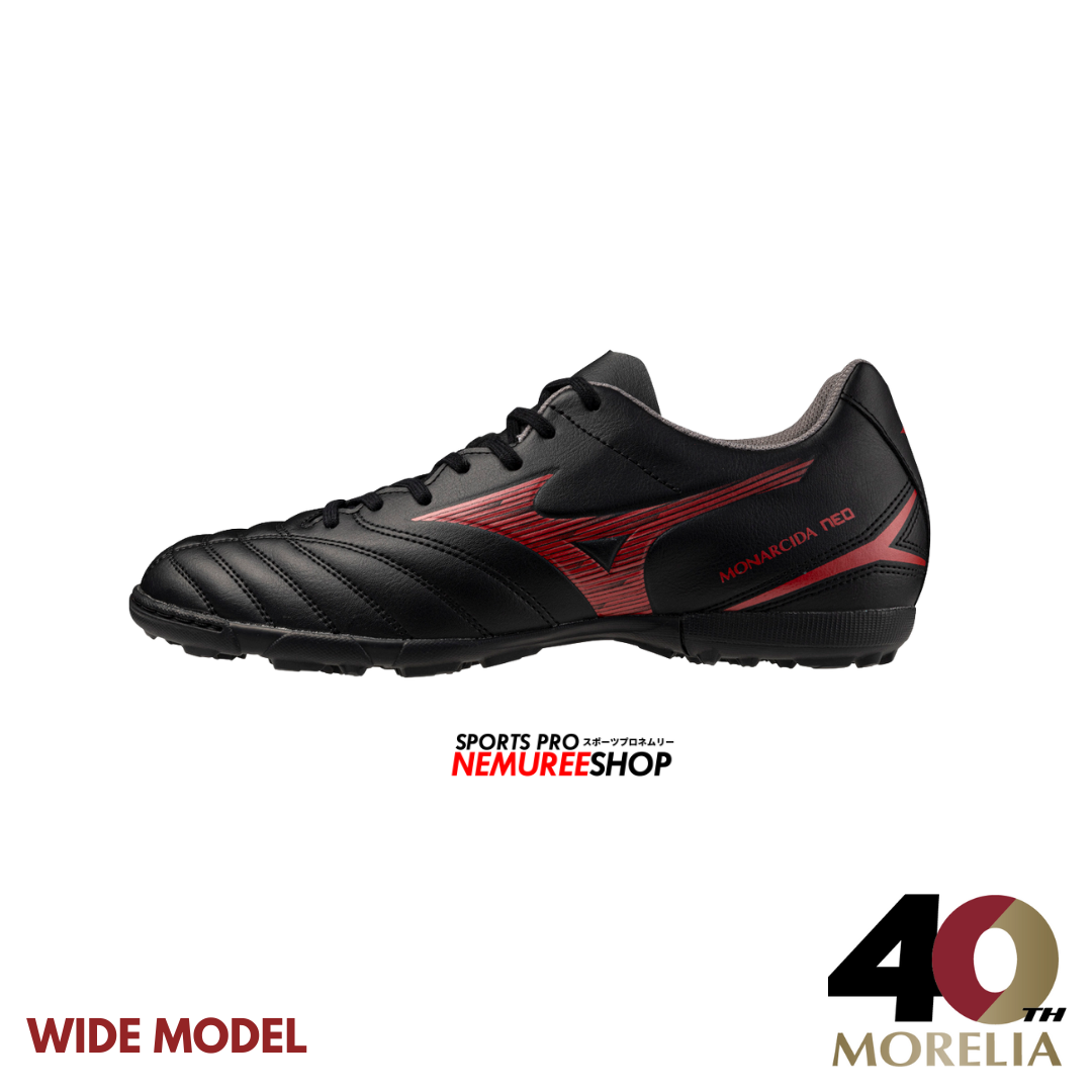 MIZUNO Football Shoes MONARCIDA NEO 3 SELECT AS (BLACK / MORELIA 40TH RED) - Nemuree Shop - Online Sports Store