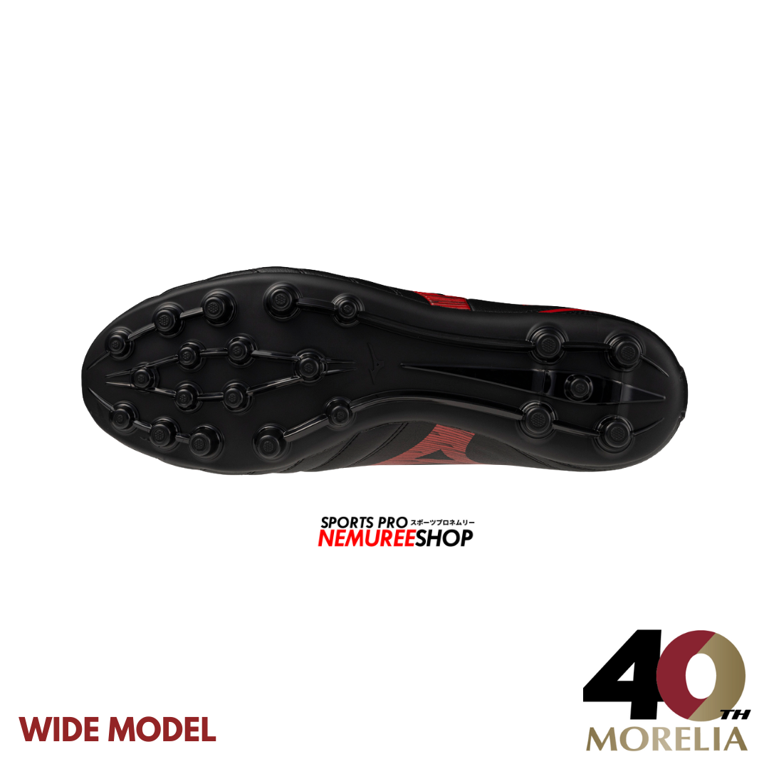 MIZUNO Football Shoes MONARCIDA NEO 3 SELECT AG (BLACK / MORELIA 40TH RED) - Nemuree Shop - Online Sports Store