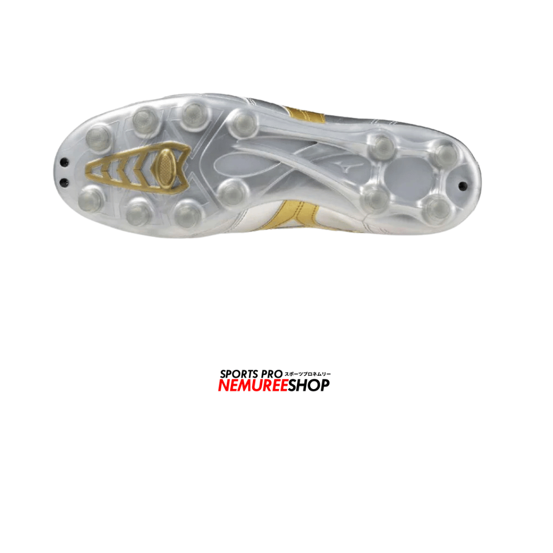 MIZUNO Football Shoes MORELIA 2 PRO (GALAXY SILVER / GOLD / GOLD) - Nemuree Shop - Online Sports Store