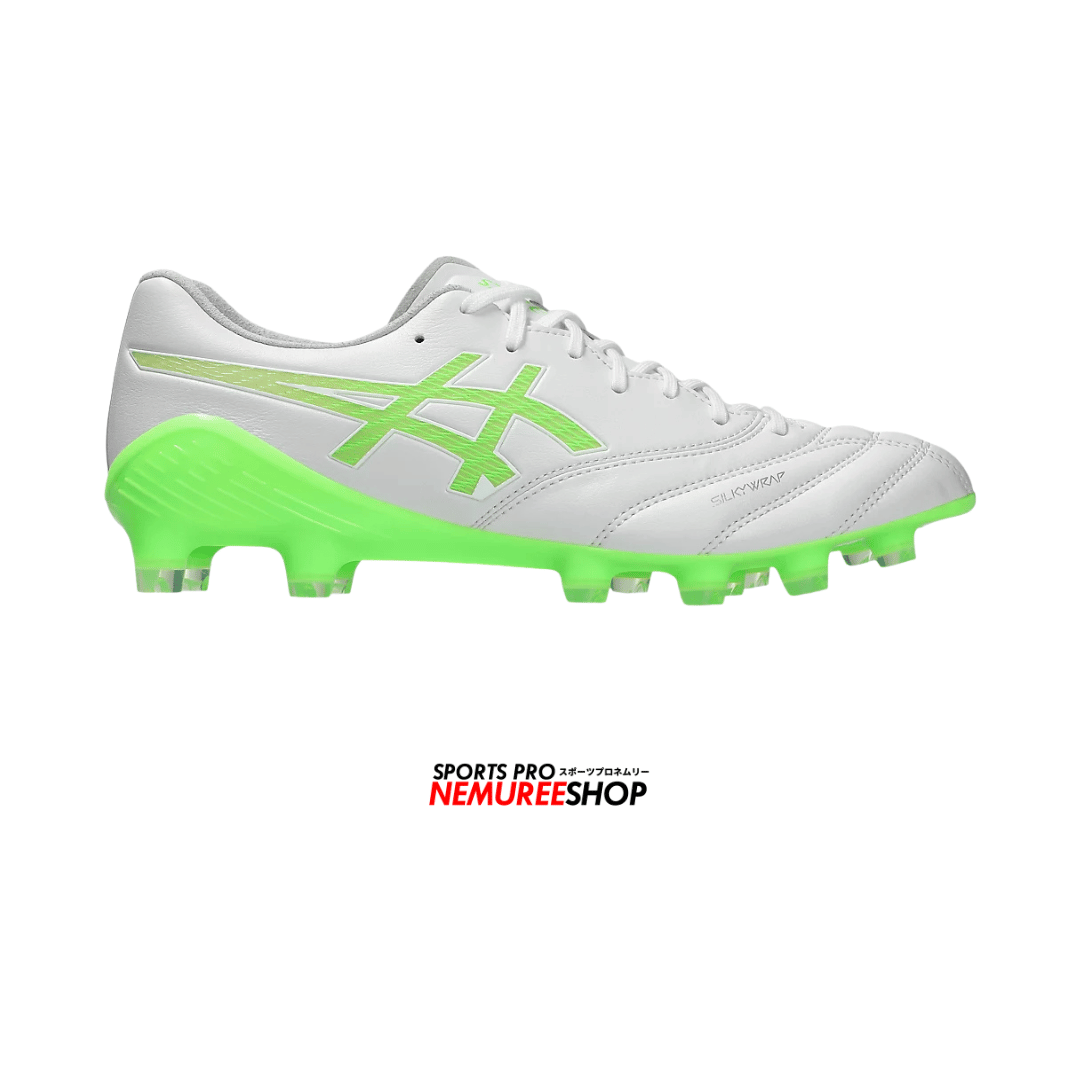 ASICS Football Shoes DS LIGHT X-FLY 6 (WHITE/GREEN GECKO) - Nemuree Shop - Online Sports Store
