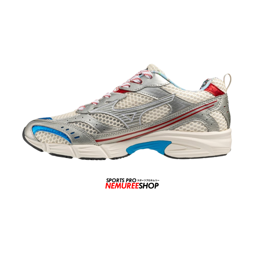 MIZUNO Sneakers MXR H0022 (PRISTINE / HIGH RISK RED / BLUE SPACE) - Nemuree Shop - Online Sports Store