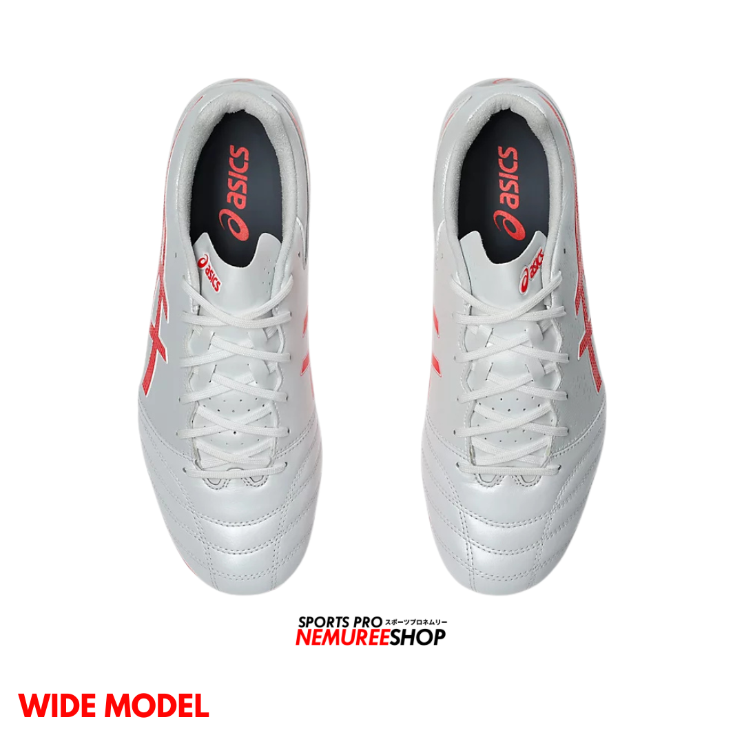 ASICS Football Shoes DS LIGHT PRO WIDE (WHITE/FLASH RED) - Nemuree Shop - Online Sports Store