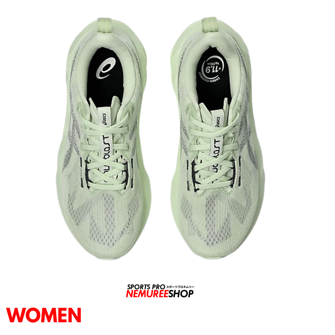 ASICS Women Running Shoes NOVABLAST 5 WOMEN (WHISPER GREEN / MONUMENT BLUE) - Nemuree Shop - Online Sports Store