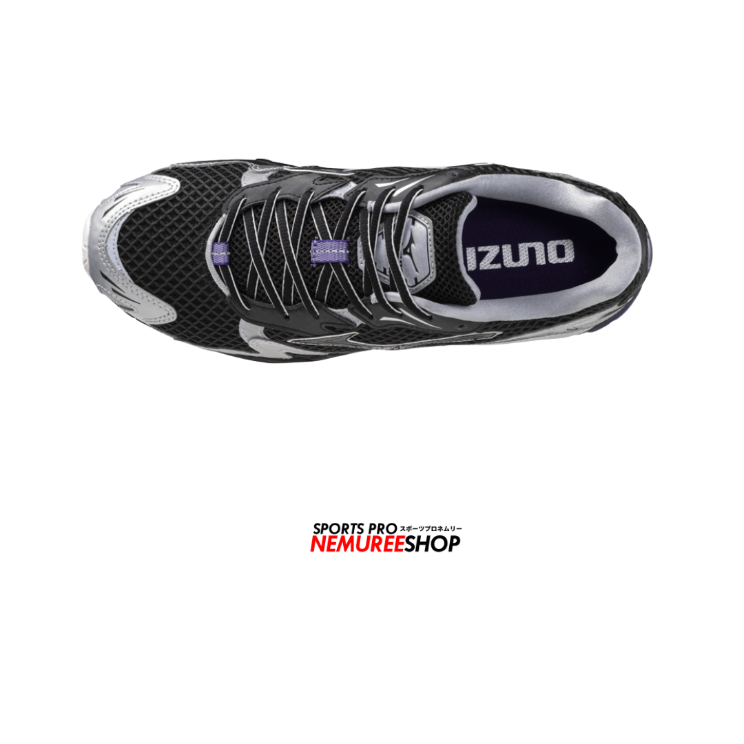 MIZUNO Sneakers WAVE RIDER 10 (BLACK / BLACK SAND / PURPLE HAZE) - Nemuree Shop - Online Sports Store